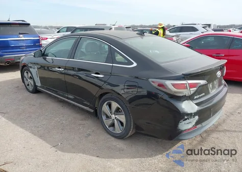 2016 Hyundai Sonata Hybrid Limited из США, поврежденный, VIN KMHE34L14GA020079